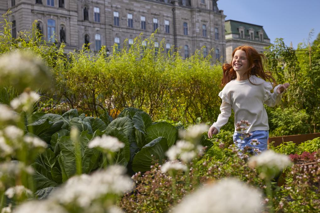 Hôtel du Parlement - Visite des jardins de l'hôtel du Parlement de Québec